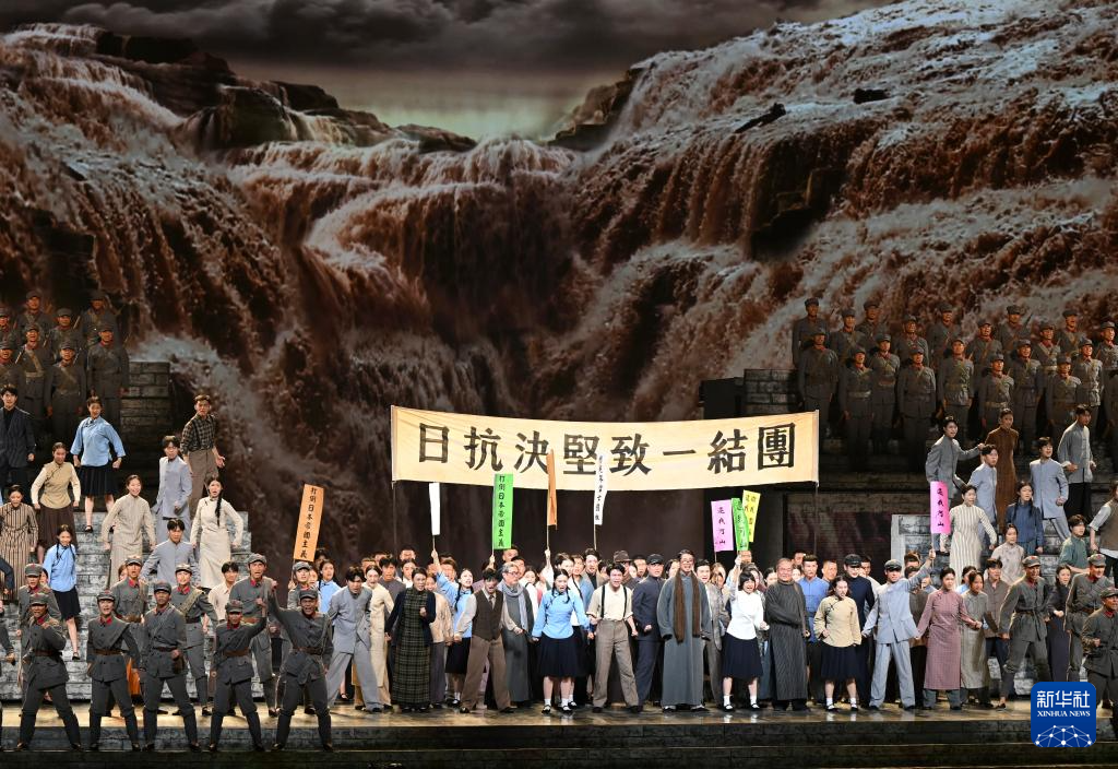 纪念抗战胜利80周年丨纪念中国人民抗日战争暨世界反法西斯战争胜利80周年文艺晚会在京举行(图7)