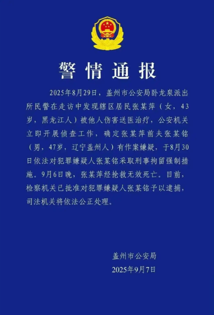 黑龙江女子遭二婚前夫殴打致死 家暴零容忍有法可依(图1)